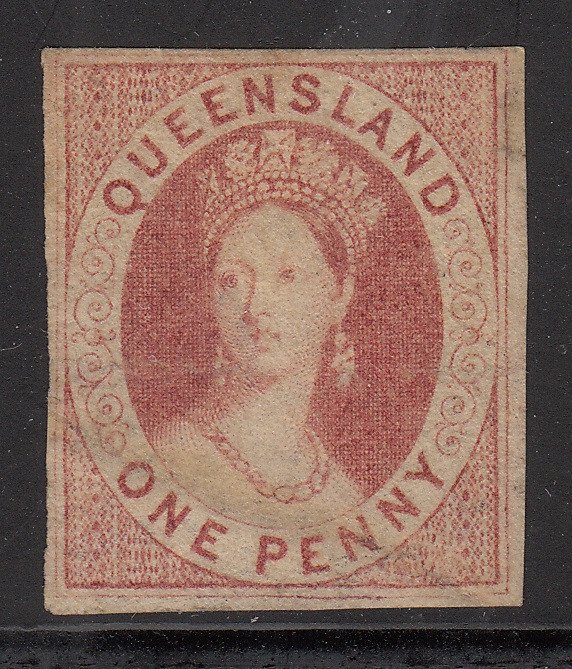Queensland 1860 - One penny mint with gum, full margins - Michel nr.1