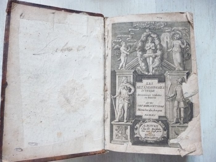 Ovide - Les métamorphoses d'Ovide, traduites en François par Nicolas Renouard - 1676