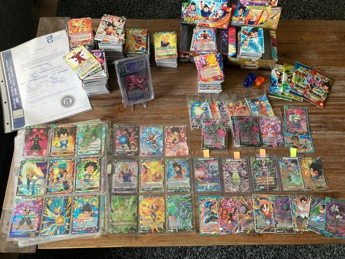 Bandai - Dragon Ball, Dragon Ball Z - Carte à collectionner Lot of 2100+Dragon Ball Super trading cards (C/UC/FOIL/R/SR/SPR/PR/EX) + Graded Card - 2020
