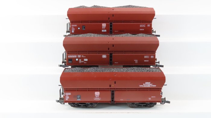 Roco H0 - 67712/4386A/46239 - Freight carriage - 3 Self-unloaders, types 00t 42 and Fad 159 - DB