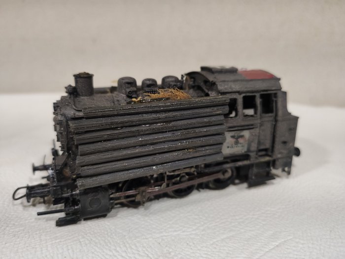 Roco H0 - Tender locomotive - BR 80, militarized / armored - DR(ex DRG) III Reich
