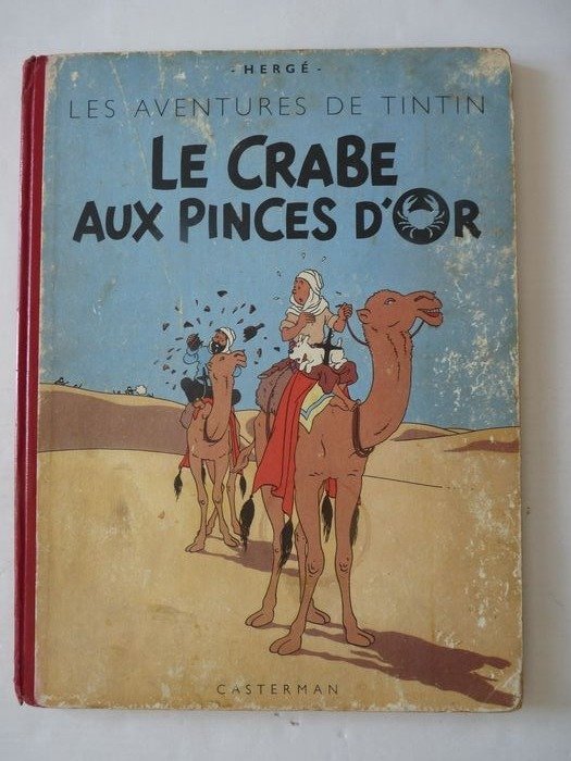 Tintin T9 - Le crabe aux pinces d'or (B3) - C - (1949)