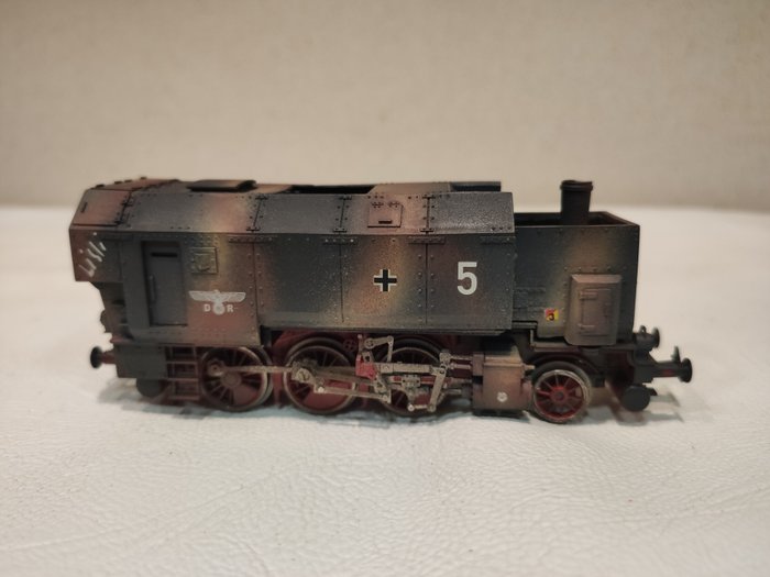 Liliput H0 - Tender locomotive - militarized / armored - DRG, DR ( ex DRG) III Reich