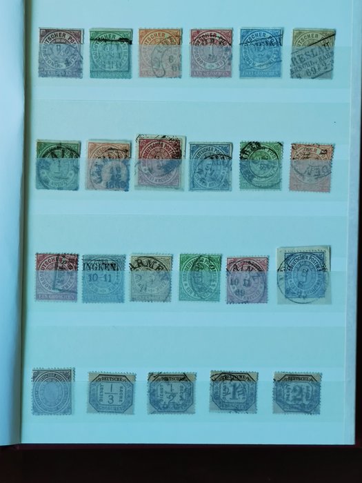 German Empire 1851/1920 - North German and Wurttemberg stamp collection