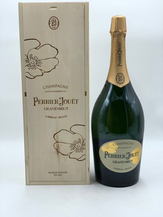Perrier-Jouët, "Grand Brut" - Champagne - 1 Dubbele Magnum/Jerobeam (3.0 L)