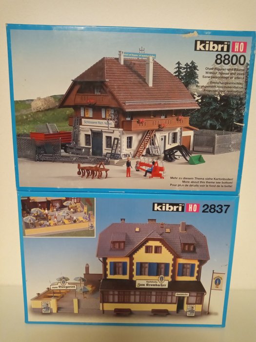 Kibri H0 - 8800/2837 - Décor - Gaststube avec Biergarten et Schlosserei