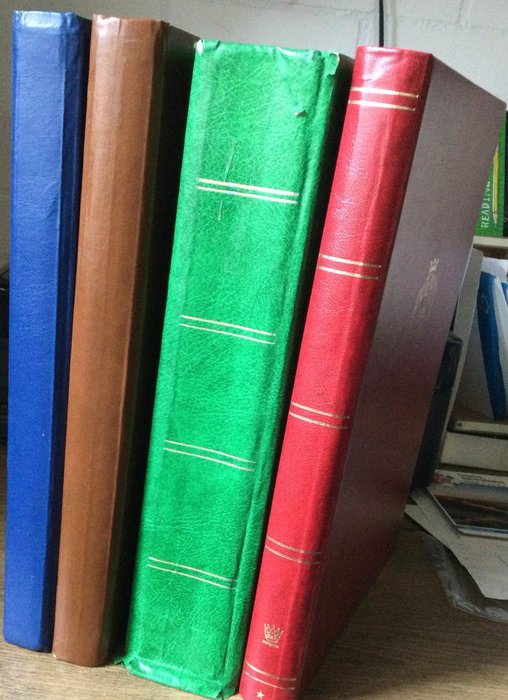 Europe 1865/2015 - Four thick stock books with Germany and Italy