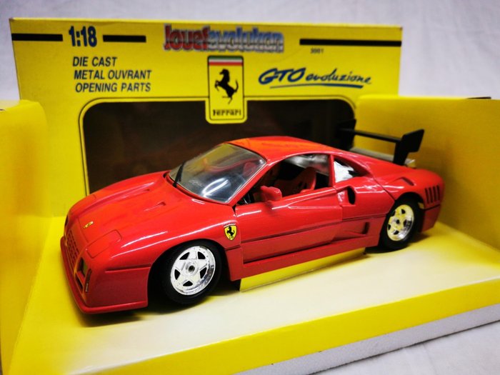 JouefEvolution - 1:18 - Ferrari GTO Evoluzione - Kleur Rood