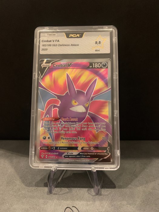 Darkness Ablaze - Pokémon - Graded Card PCA 9,5 Crobat V Full Art - 2020