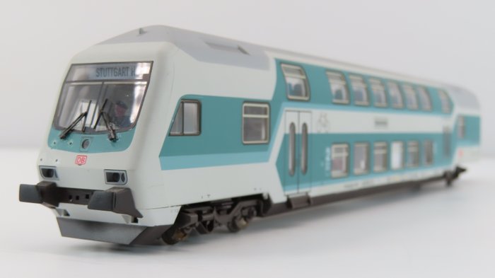 Roco, Tillig H0 - 45287 - Passenger carriage - Double decker steering position carriage type DBbzf 761.2 - DB