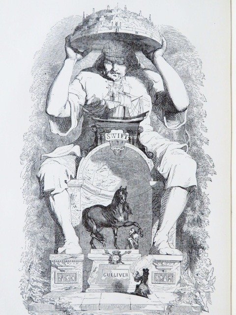 Jonathan Swift / Grandville - Voyages de Gulliver dans les contrées lointaines - 1873