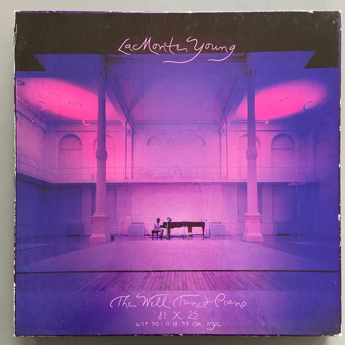La Monte Young - The Well Tuned Piano 81 x 25 6:17:50 - 11:18:59 PM NYC - Box - Erstpressung - 1987/1987
