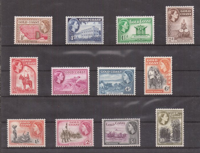 British Commonwealth 1952/1953 - Small lot of the Commonwealth pre-1960 (two sets) - Scott 61/74; 148/159