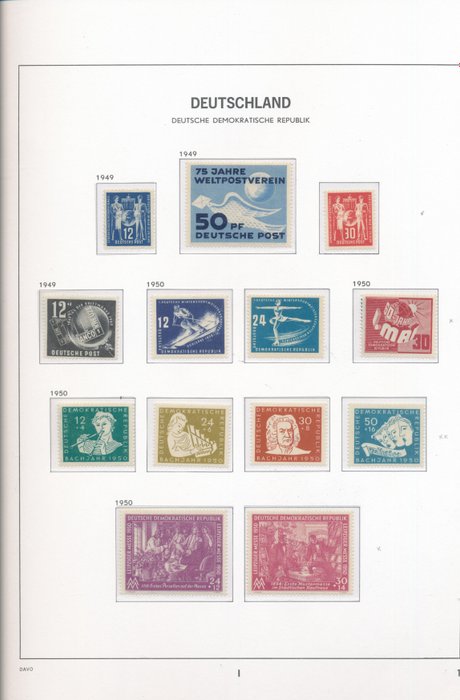 GDR 1949/1965 - Fairly complete collection