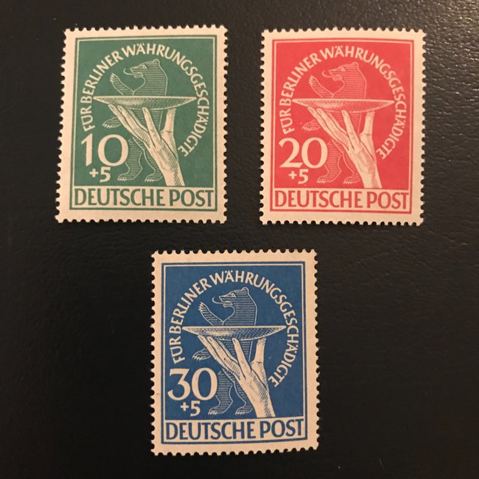 Berlijn 1949 - Geldhervorming - Michel 68/70