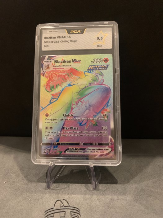 Chilling Reign - Pokémon - Graded Card PCA 9,5 Rainbow Blaziken VMAX FULL ART - 2021