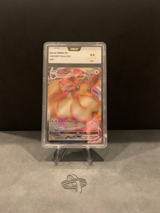 Shining Fates - Pokémon - Graded Card PCA 9,5 FULL ART Eevee Blackstar Promo - 2021