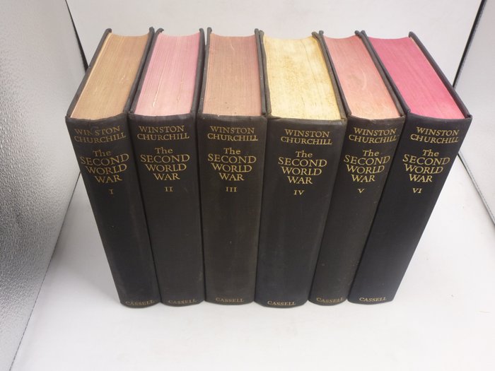Winston Churchill - The second world war : 6 volume full set first editions - 1948-1954