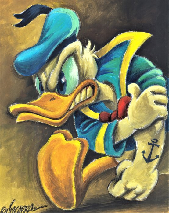 Sailor Donald Seeking Justice - Original Painting - Joan Vizcarra