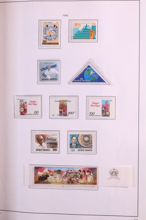 Indonesië 1996/2003 - Zo goed als complete collectie in Standaard Davo voordrukalbum