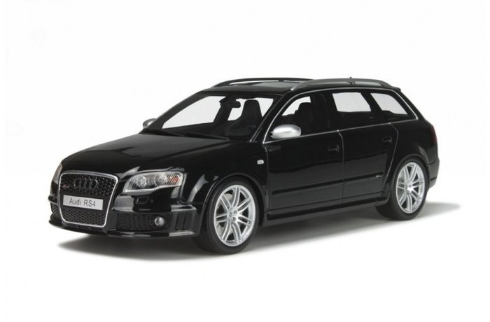 Otto Mobile - 1:18 - Audi RS4 - Avant - b7 - 2006 - Zwart
