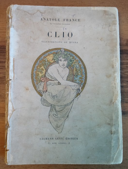 Anatole France - Clio. Illustrations de Mucha - 1900