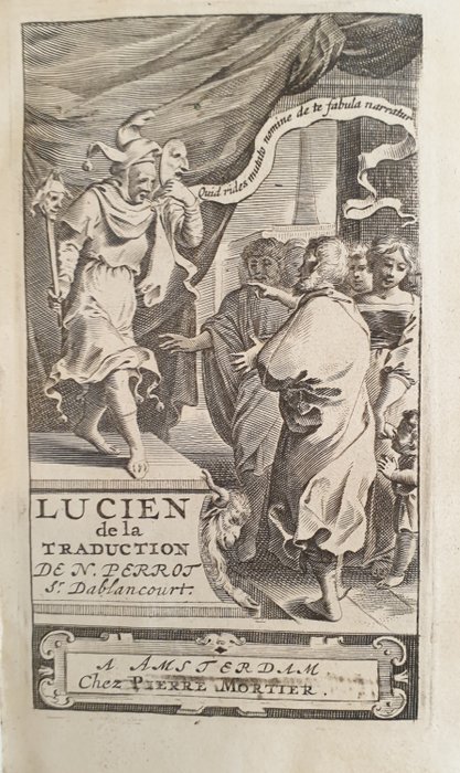 Lucien de Samosate - Lucien, de la traduction de N. Perrot - 1697