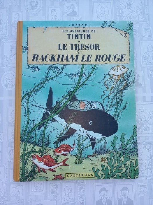 Tintin T12 - Le trésor de Rackham le Rouge (B12) - C - Hardcover - Herdruk - (1955)
