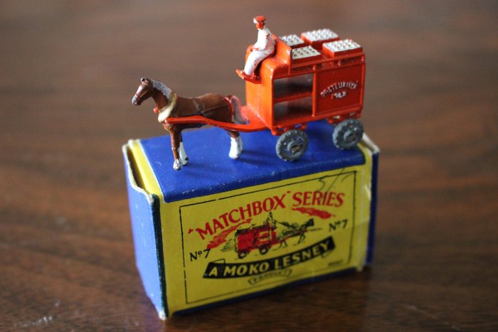 Matchbox - 1:76 - Horse Drawn Milk Float - Moko Lesney nr. 7a