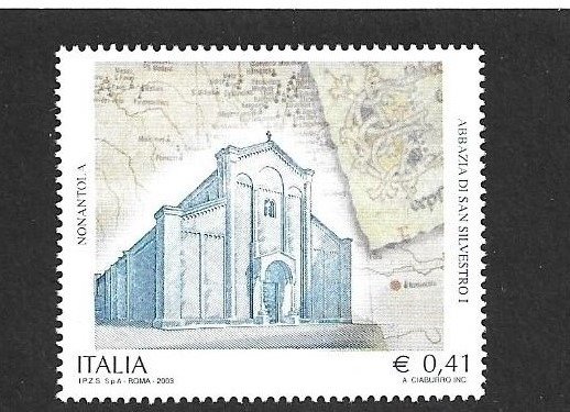 Italy 2003 - Nonantola without the print of the yellow colour - Sassone 2343 Aa