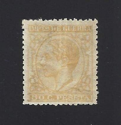 Spain 1877 - Alfonso XII 50 céntimos - well centred - Edifil 189