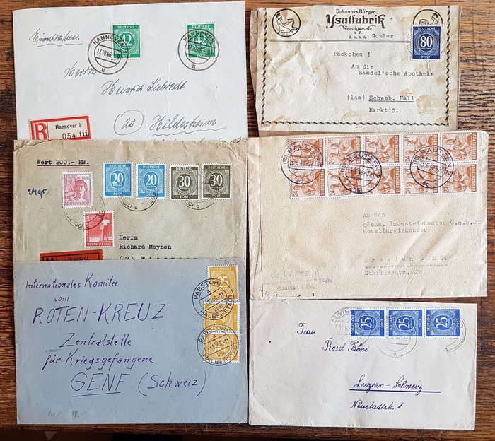 Allied Occupation - Germany - Community issues good lot of letters