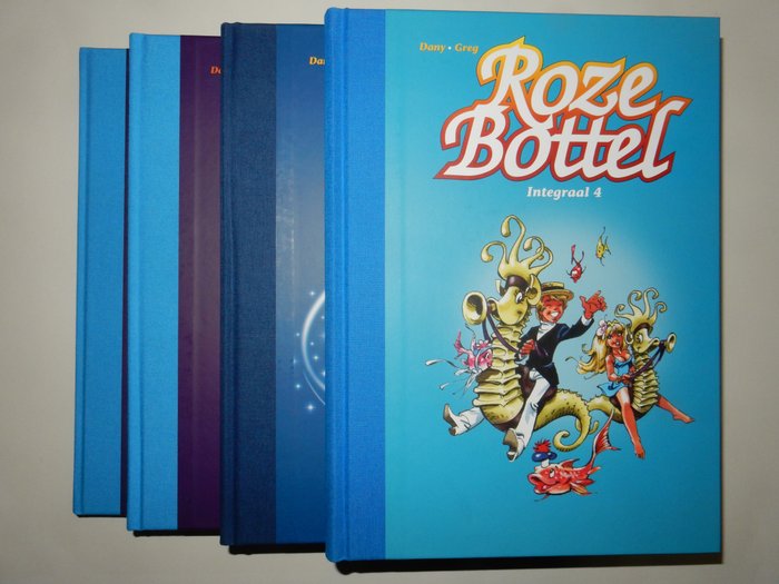 Roze Bottel - Integralen 1  t/m 4 - Oplage: 100 ex. - Met gesigneerde prentjes - Hardcover - Erstausgabe - (2017/2018)