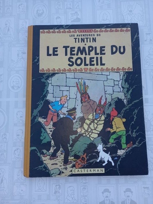 Tintin T14 - Le Temple du Soleil (B12) - C - Herdruk - (1955)
