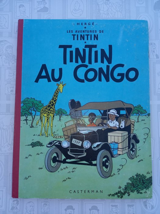Tintin T2 - Tintin au Congo (B20) - C - Herdruk - (1956)