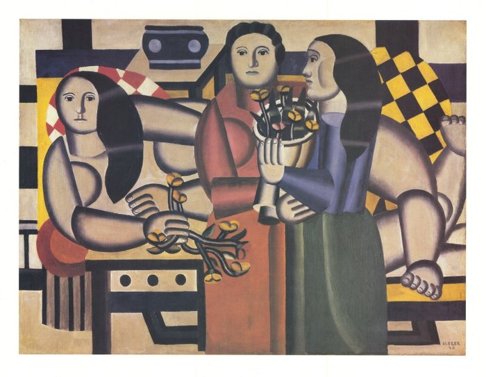 Fernand Leger (d'après) - Trois femmes
