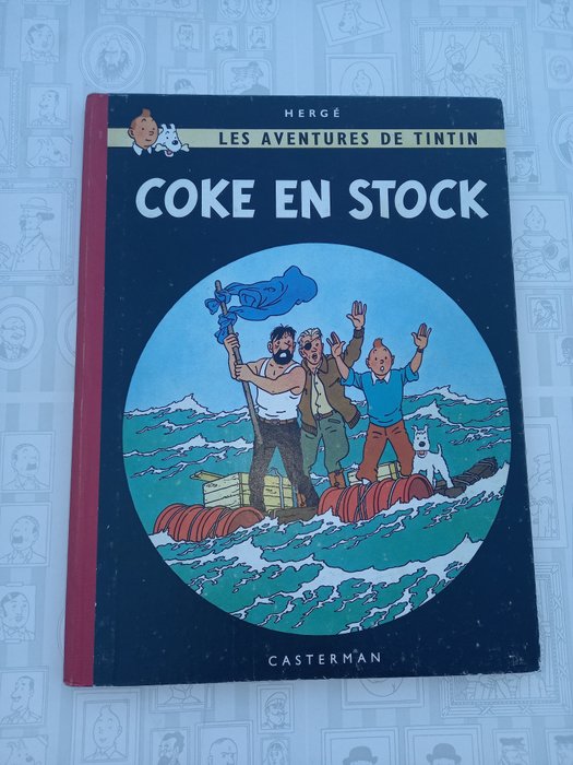 Tintin T19 - Coke en Stock (B24) - C - Eerste Belgische editie - (1958)