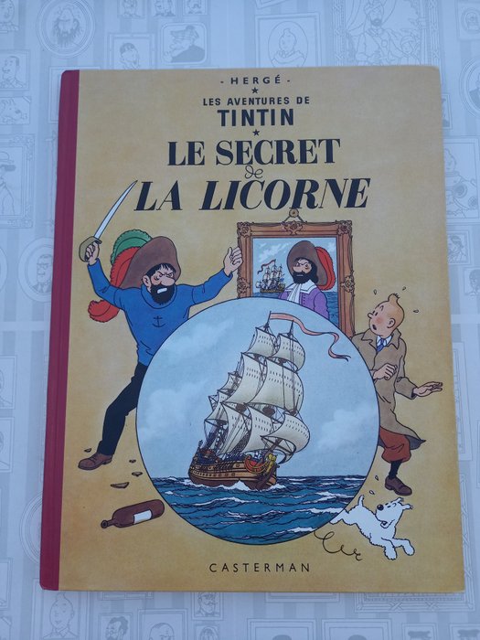 Tintin T11 - Le secret de la licorne (B11) - C - Herdruk - (1954)