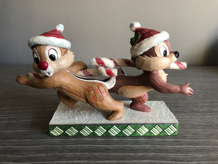 Disney Showcase Collection - Figurine - Chip and dale candy cane