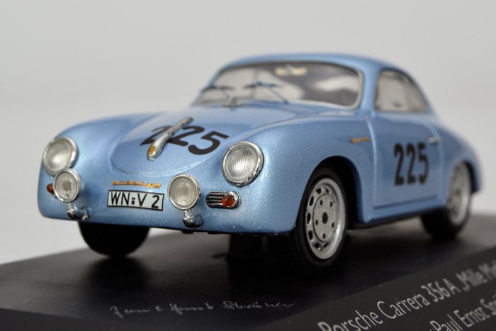 Schuco - 1:43 - Porsche Carrera 356 A - Mille Miglia Winner 1957 - Limited Edition - Nieuwstaat in doos