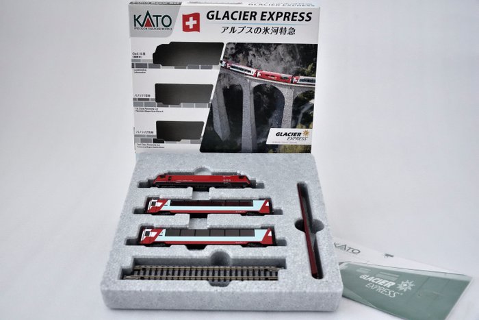 Kato N - 10-1145 - Coffret - Glacier Express - RhB