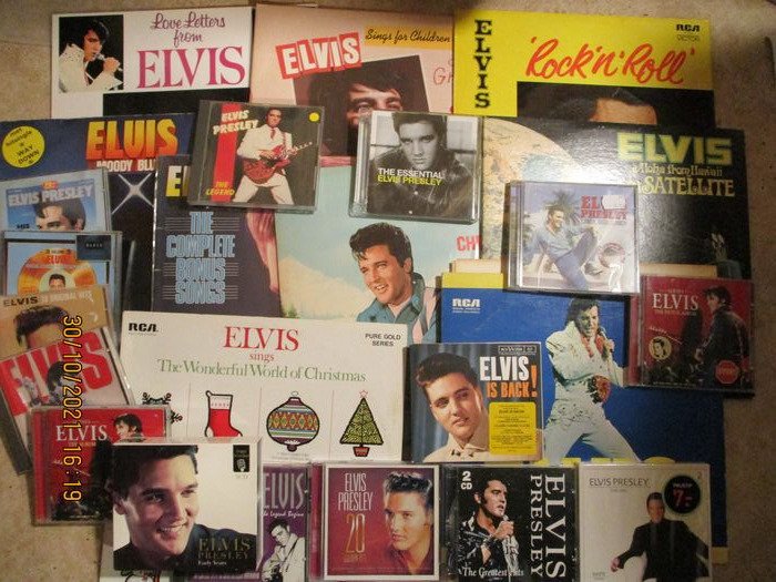 Elvis Presley - Big LP/CD Collection The King - CD Box set, CD's, LP's - 1972/2010