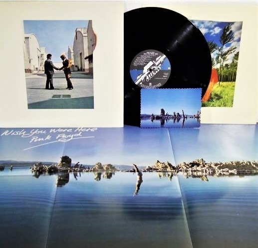 Pink Floyd - Wish You Were Here / Rare Japanese Special Pressing With Postcard & Poster - LP - Japanske udgivelser - 1975