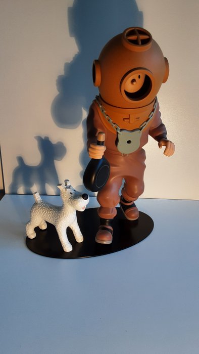 Tintin - Statuette Moulinsart 45972 - Collection Nostalgie - Tintin scaphandrier (33cm) - (2007)