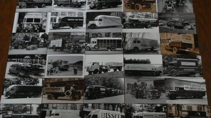 Image 3 of Photograph - 50 photos de camions - Panhard - Berliet - Saviem - Renault - Citroën - Studebaker - B