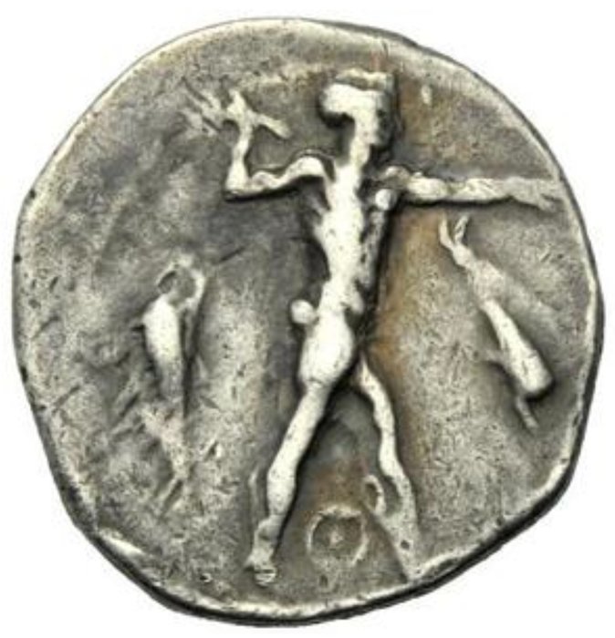 Bruttium, Kaulonia. AR Stater,  circa 420-410 BC - Very rare