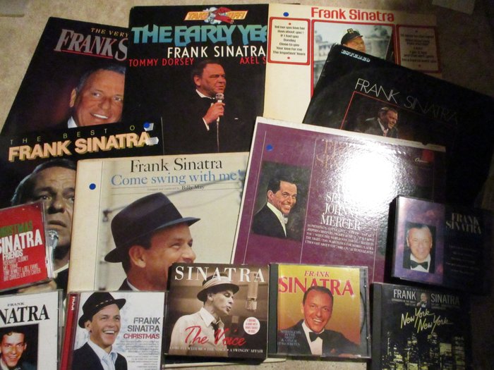 Frank Sinatra - 13x LP Albums /over 20x individual CD/DVD's Collection of Old Blue Eyes - Diverse titels - CD Boxset, CD's, DVD's, LP's - Diverse persingen (zie de beschrijving) - 1961/2013