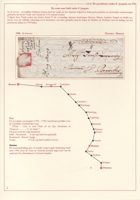 Pays-Bas 1644/1838 - Exhibition collection of postal history