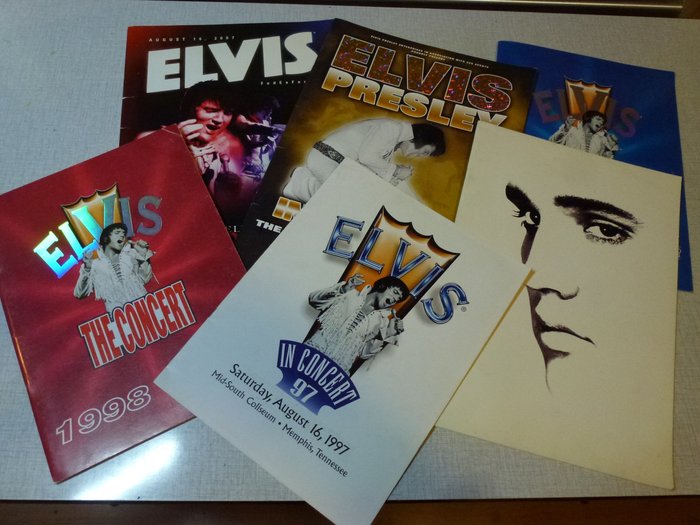 Elvis Presley - Multiple titles - Tour- book - 1995/2010