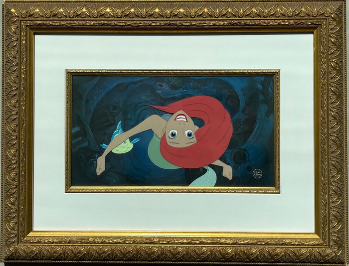Disney Feature Animation - Original Production Cel - 2-cel Setup - "Part of That World"  - The Little Mermaid - (1989)